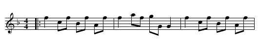 Lady Charlotte Gordon's Reel - staff notation