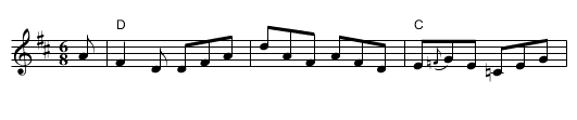 Lady Charlotte Murray - staff notation