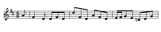 Lady Charlotte Murray's Favourite - staff notation