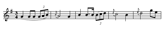 Lady Coventry's Minuet. BC.05 - staff notation