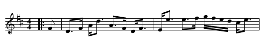Lady Davidson of Cantray - staff notation