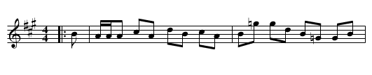 Lady Doll Sinclair - staff notation