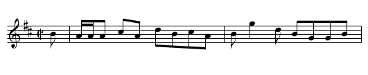 Lady Doll St. Clair's reel. Ru2.165 - staff notation