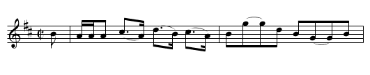 Lady Doll Strathspey - staff notation