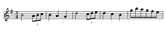 Lady Dolly Primrose's Minuet - staff notation