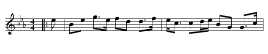 Lady Doune - staff notation
