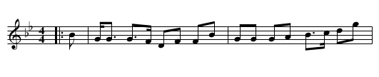 Lady Elibank's Favourite - staff notation