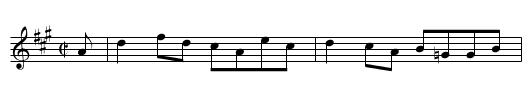 Lady Elizabeth Campbell - staff notation