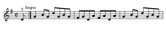 LADY GARDNER'S -- REEL - staff notation