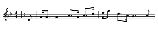 Lady Georgina Gordon's Strathspey - staff notation