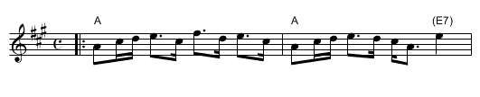 Lady Glasgow - staff notation