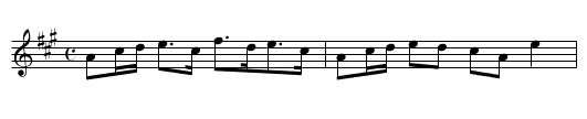 Lady Glasgow - staff notation