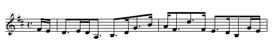 Lady Gower's Strathspey - staff notation