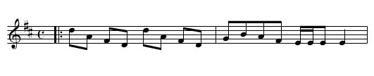 Lady Gray's Reel - staff notation