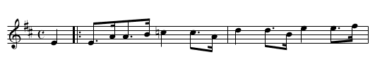 Lady Harrington's Reel - staff notation