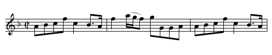 Lady Harriots Reel. VWMLa.085 - staff notation
