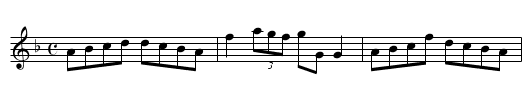 Lady Hooper's Reel. WM095 - staff notation