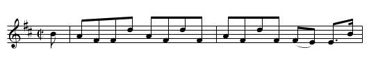Lady Johnston's Reel [1] - staff notation