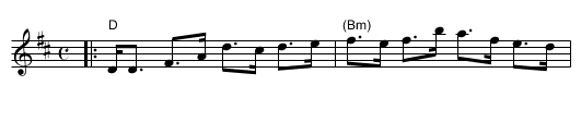 Lady Kinloch of Gilmerton's Strathspey - staff notation