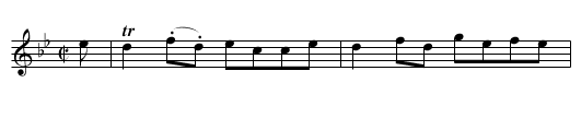 Lady L. Ramsay's Reel - staff notation