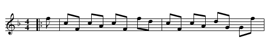 Lady Louisa Hamilton - staff notation