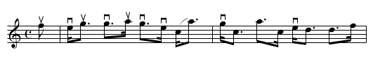LADY LUCY RAMSAY - staff notation