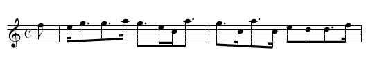 Lady Ludy Ramsay's Strathspey - staff notation