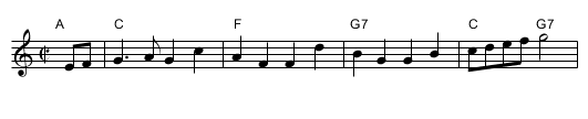 Lady MacKenzie of Coul (AABCC) - staff notation
