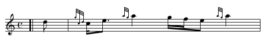 Lady MacKenzie of Fairburn - staff notation