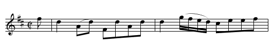 Lady Madelina Palmers Birth Day - staff notation
