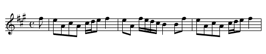 Lady Madelina Sinclairs Strathspey - staff notation