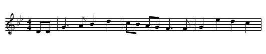 Lady Maisrey (A) - staff notation