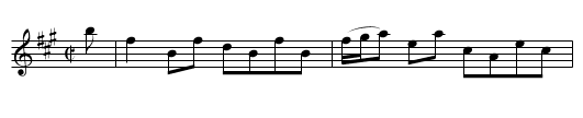 Lady Margaret Stewart - staff notation
