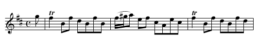 LADY MARGARET STEWART'S REEL - staff notation