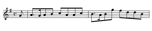 Lady Maria Keith's Strathspey - staff notation