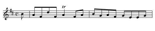 Lady Mary Montague's Do. - staff notation