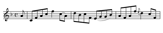 Lady Mary Montgomery's Reel [2] - staff notation