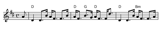 Lady Mary Ramsay - staff notation