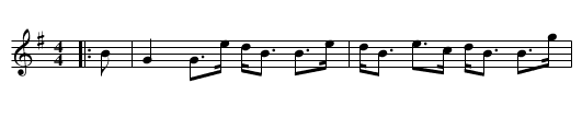 Lady Mary Ramsay - staff notation