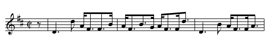 Lady Mary Ramsey - staff notation