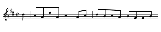 Lady Mary Stopford - staff notation