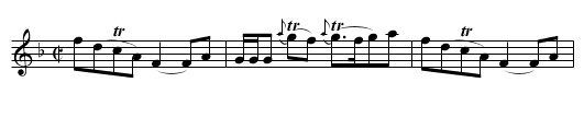 Lady Maxwell of Monreath's Reel - staff notation