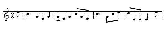 Lady Maxwell's Reel - staff notation