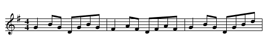 Lady McBain's Pantalettes - staff notation