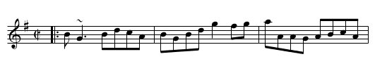 Lady McDonald - staff notation