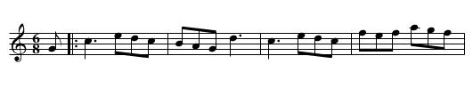 Lady Menzies of Castle Menzies - staff notation