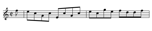 Lady Metcalf's. Reel. - staff notation