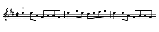 Lady Montgomery's -- Reel - staff notation