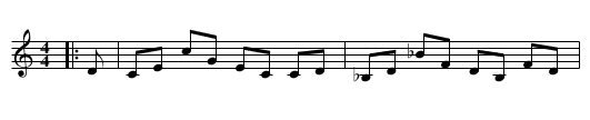 Lady Muir MacKenzie - staff notation