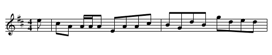 LADY MURRAY'S REEL - staff notation